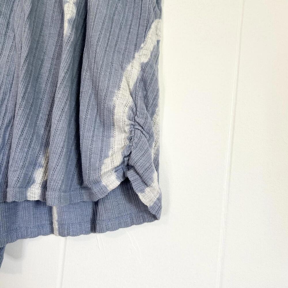 Free People Little Dream Blue Tie Dye Casual Lounge Flowy Shorts Women's Small - Picture 2 of 5